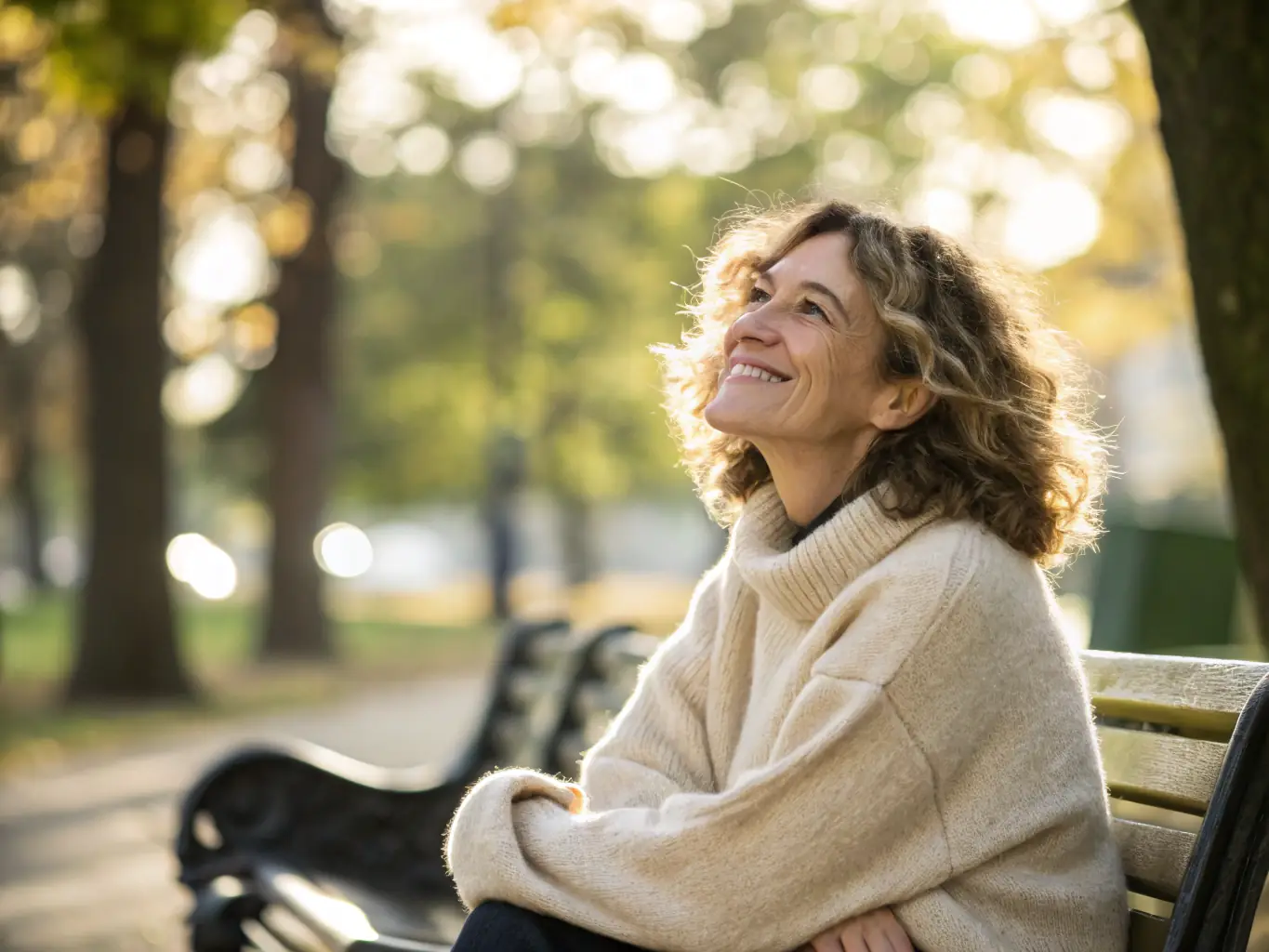 An image of a person smiling confidently, surrounded by supportive friends and family, representing improved relationships and self-esteem.